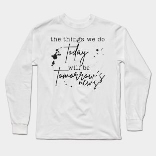 Tomorrow's News - Newsies Musical Long Sleeve T-Shirt